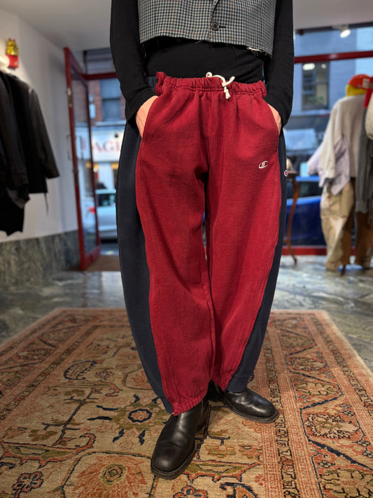 ARTISANAL DOUBLE SWEATPANT TROUSERS