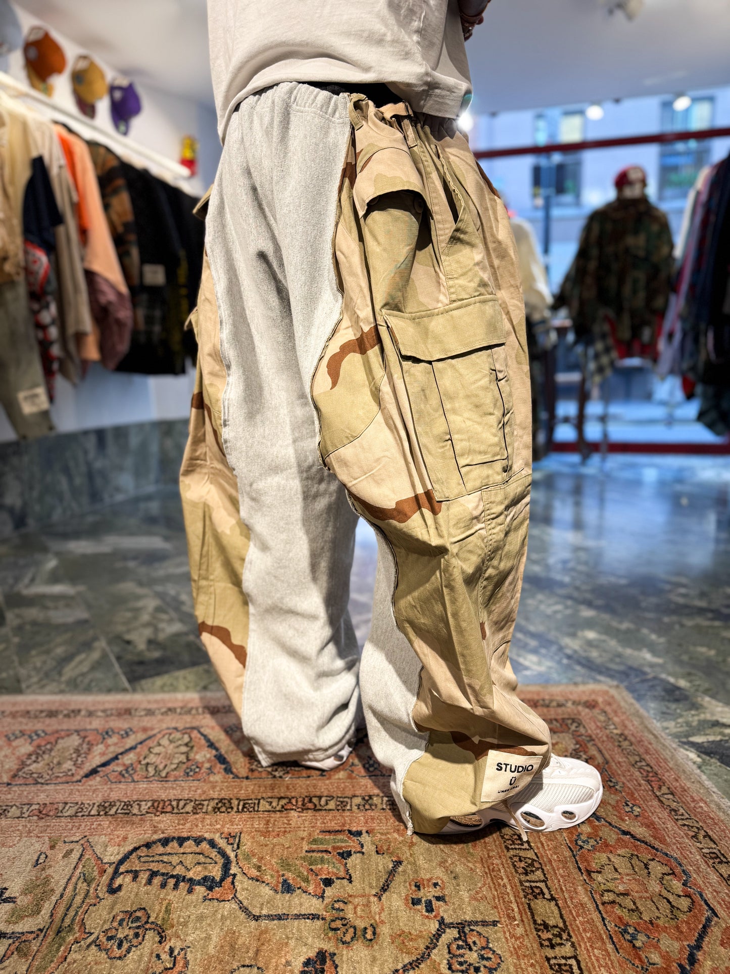 ARTISANAL MILITARY X SWEAT HYBRID TROUSERS