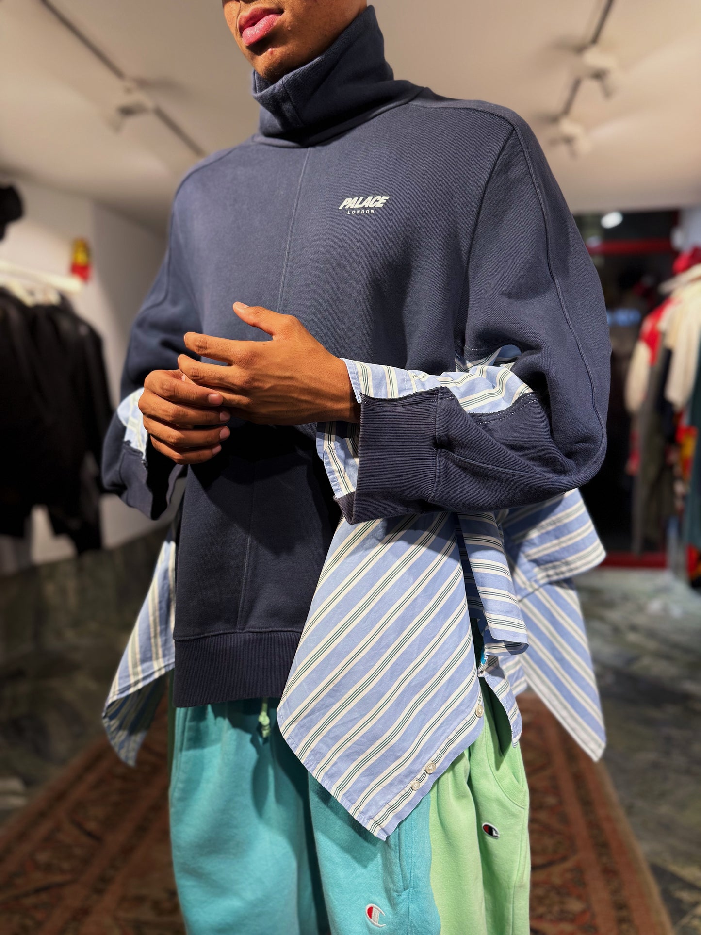 ARTISANAL TURTLENECK SWEATSHIRT