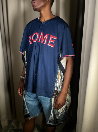 ROME BASEBALL SCARF JERSEY T-SHIRT