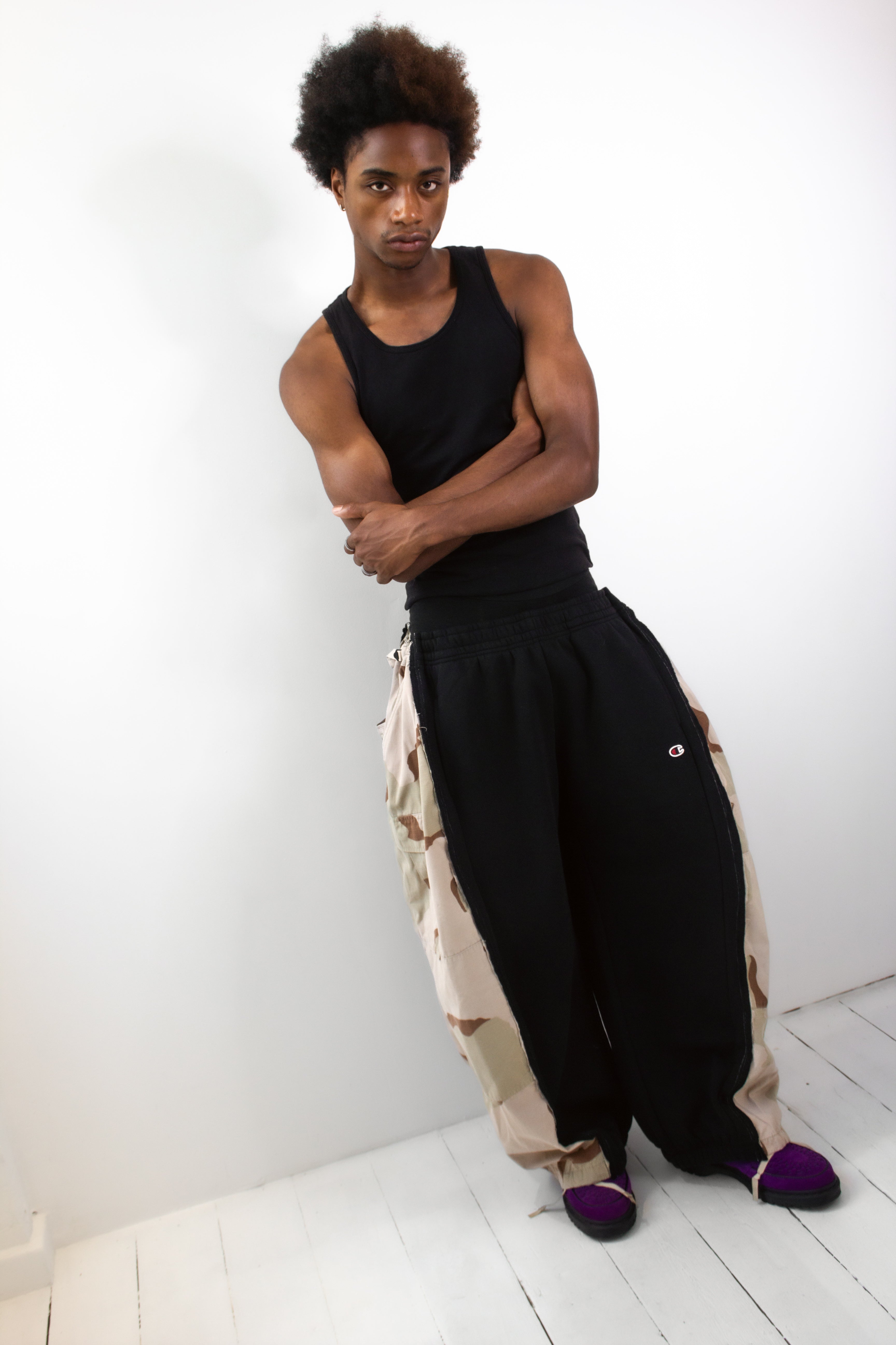 ARTISANAL MILITARY X SWEAT HYBRID TROUSERS
