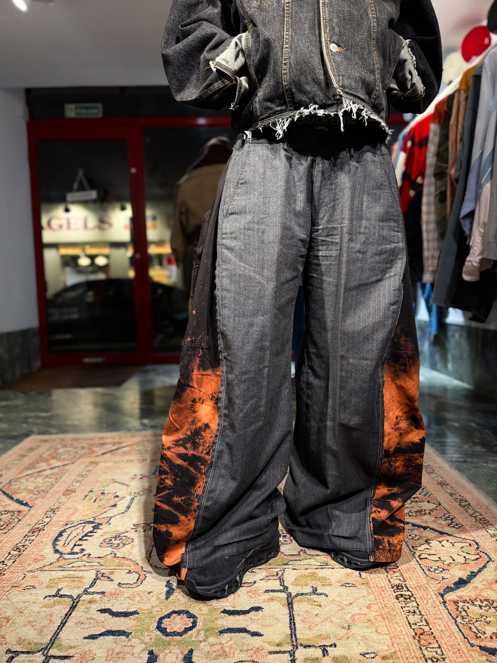 ARTISANAL HYBRID TAILORED CARGO TROUSERS