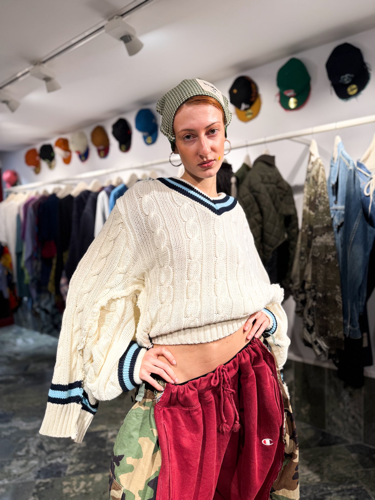 ARTISANAL CRICKET JUMPER