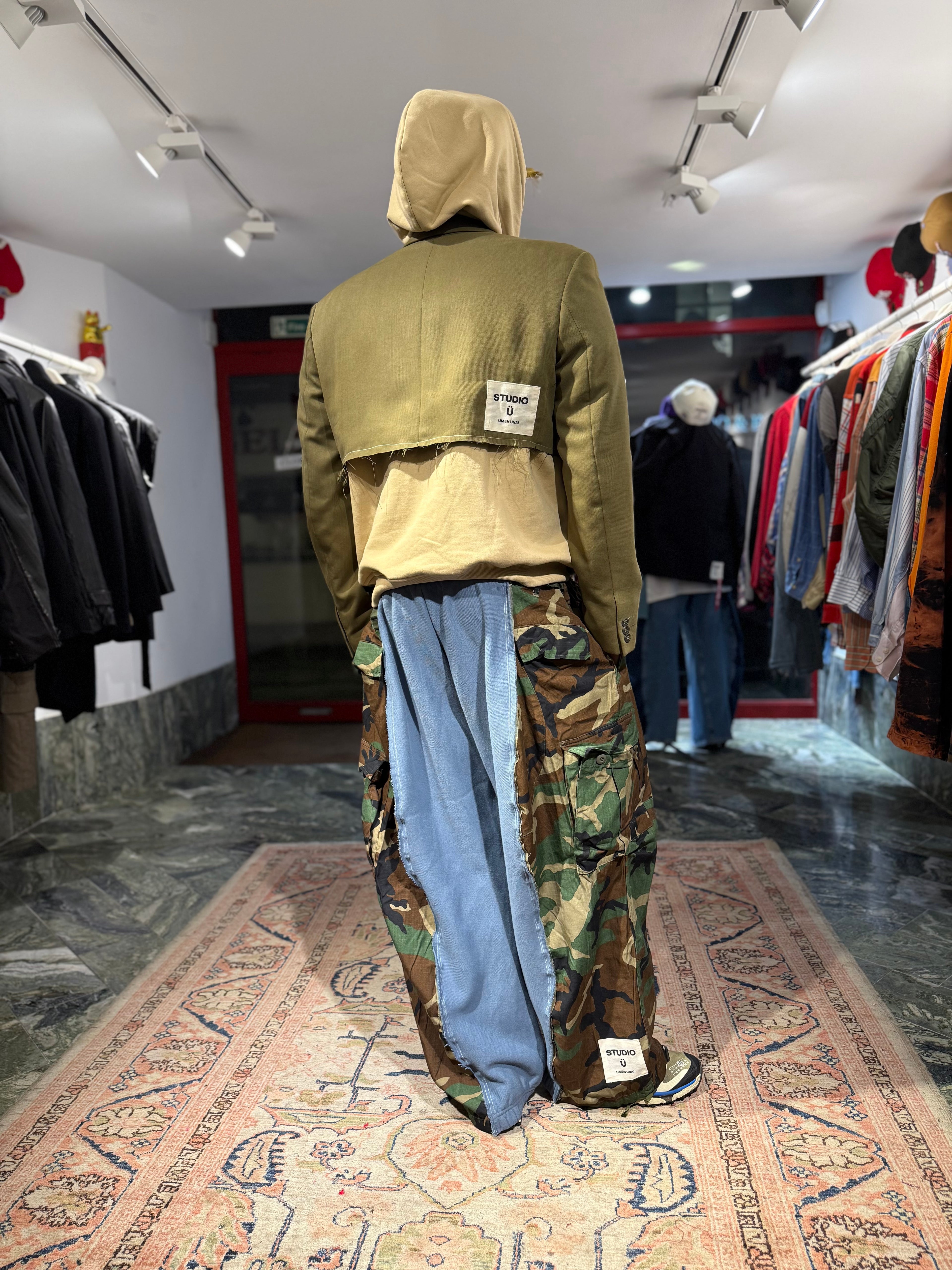 ARTISANAL MILITARY X SWEAT HYBRID TROUSERS