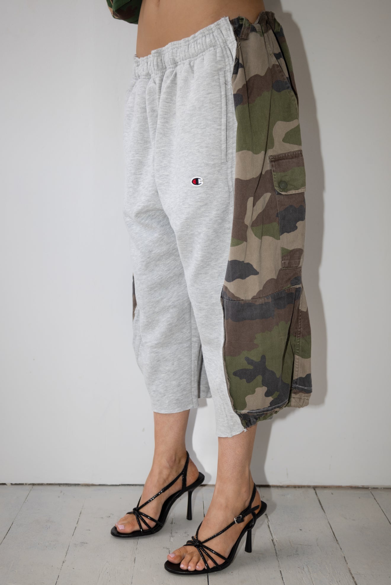 ARTISANAL MILITARY X SWEAT HYBRID SHORTS