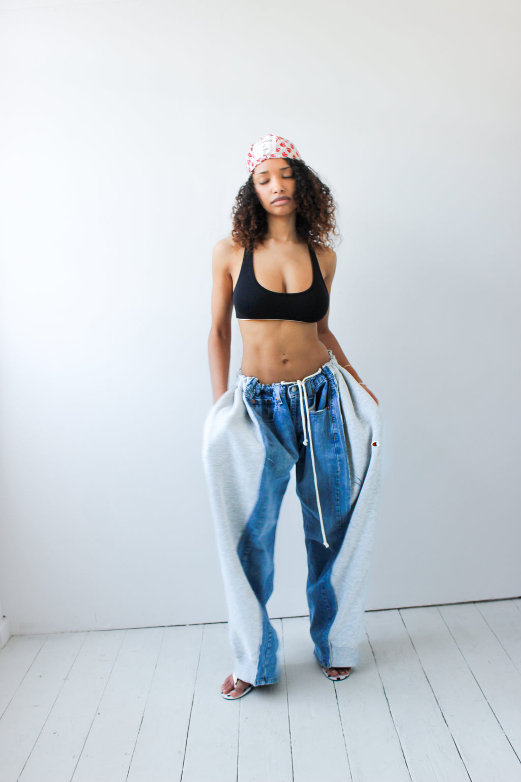 ARTISANAL DENIM X SWEAT HYBRID TROUSERS