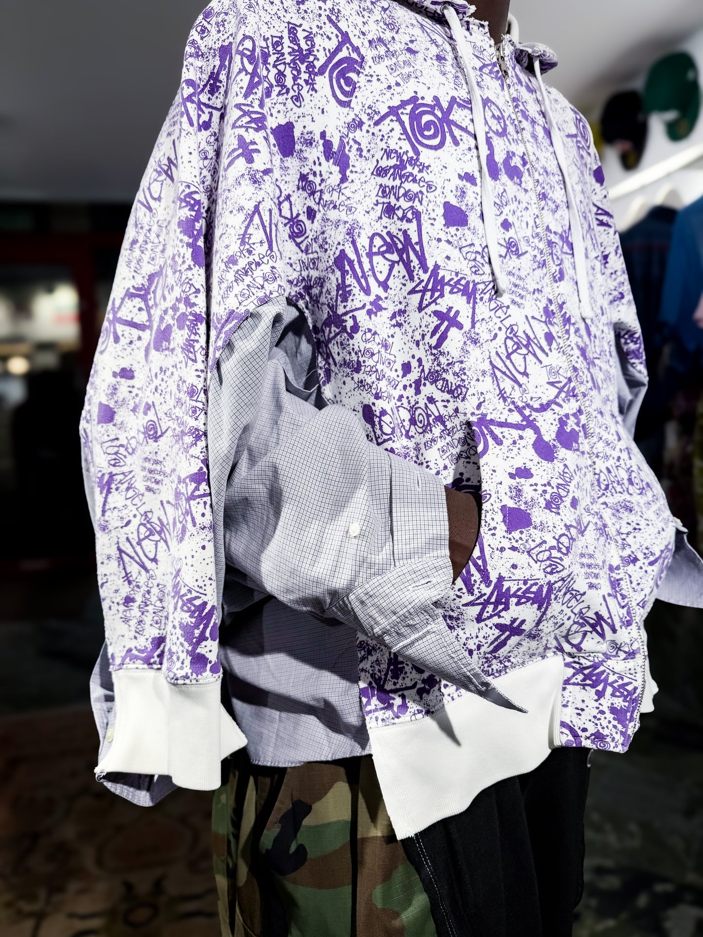 ARTISANAL ZIP HOODIE