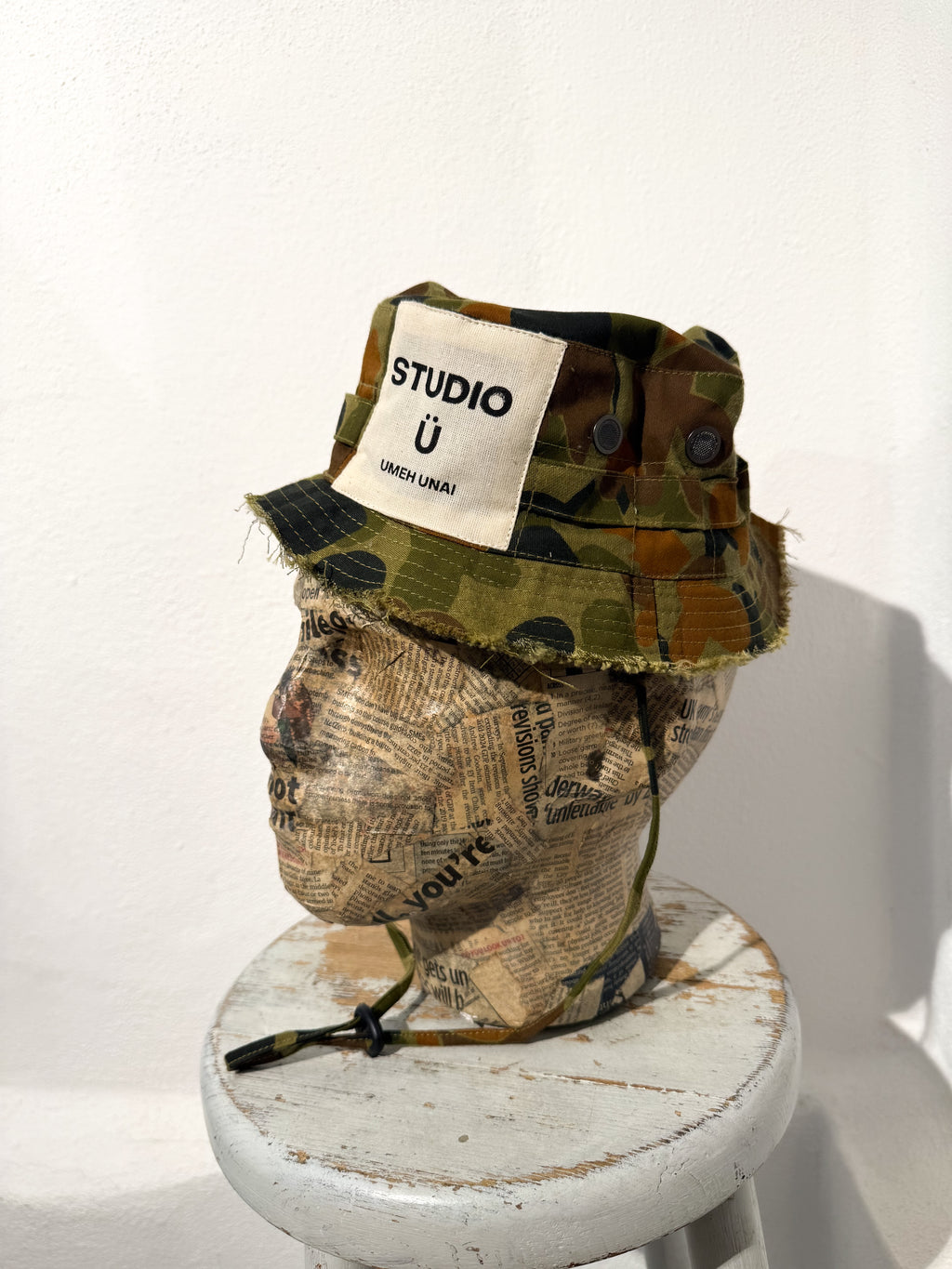 ARTISANAL CAMO BUCKET HAT