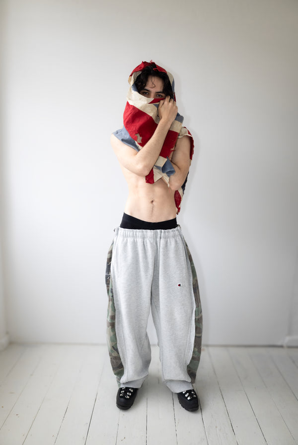 ARTISANAL MILITARY X SWEAT HYBRID TROUSERS