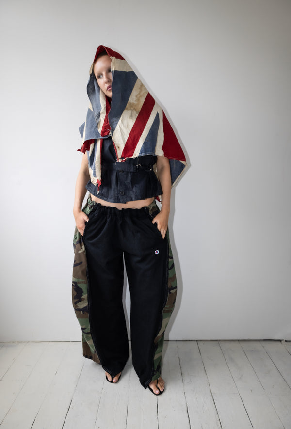 ARTISANAL MILITARY X SWEAT HYBRID TROUSERS