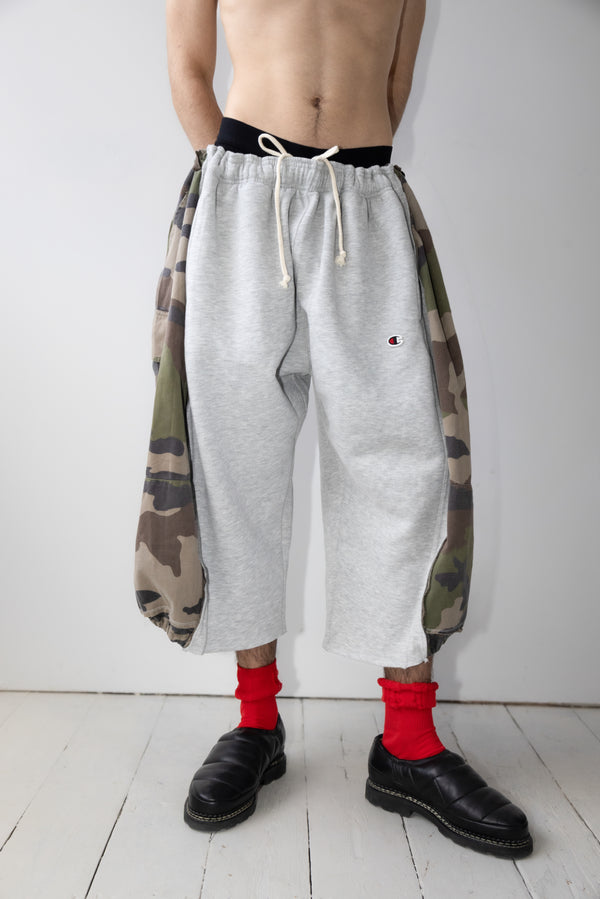 ARTISANAL MILITARY X SWEAT HYBRID SHORTS