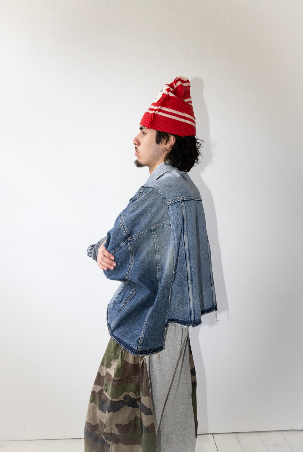 ARTISANAL DOUBLE DENIM JACKET