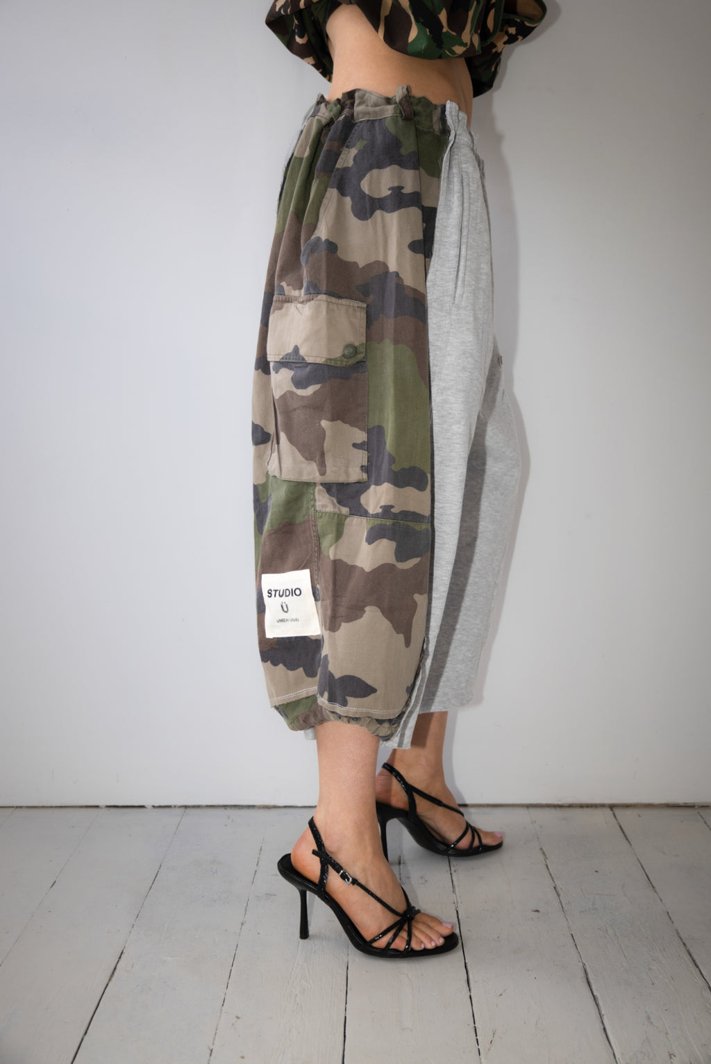 ARTISANAL MILITARY X SWEAT HYBRID SHORTS