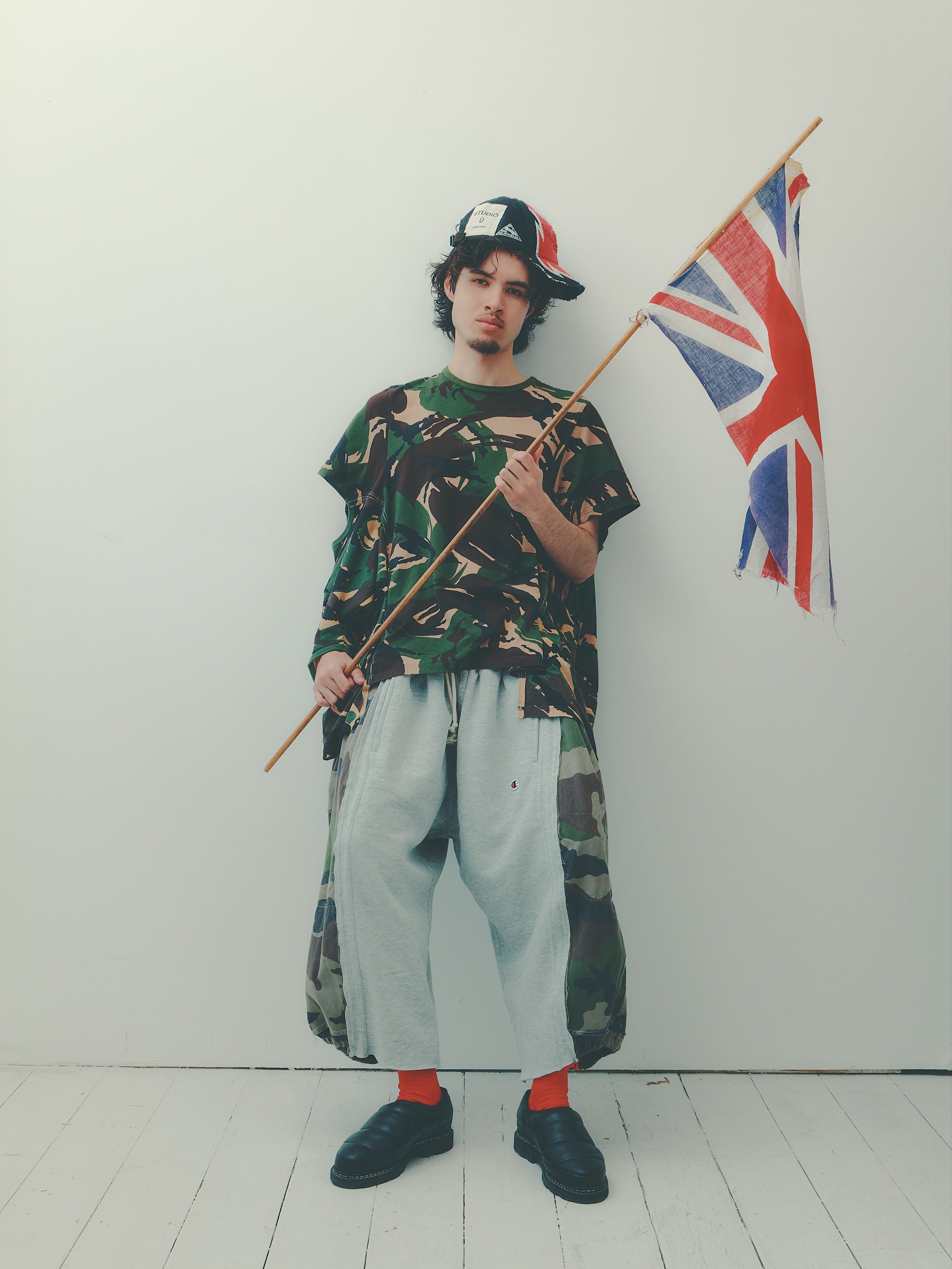 ARTISANAL MILITARY X SWEAT HYBRID SHORTS